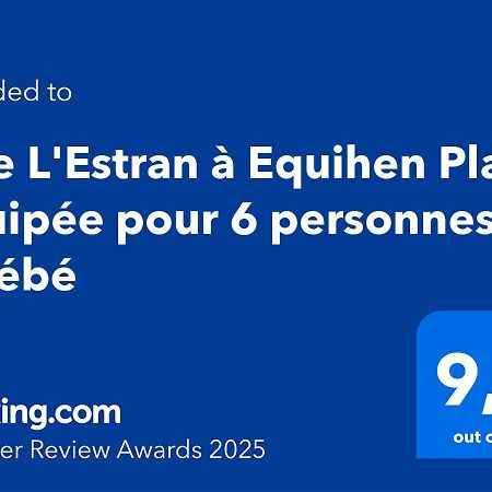 Gite L'Estran A Equihen Plage Equipee Pour 6 Personnes + 1 Bebe Kültér fotó